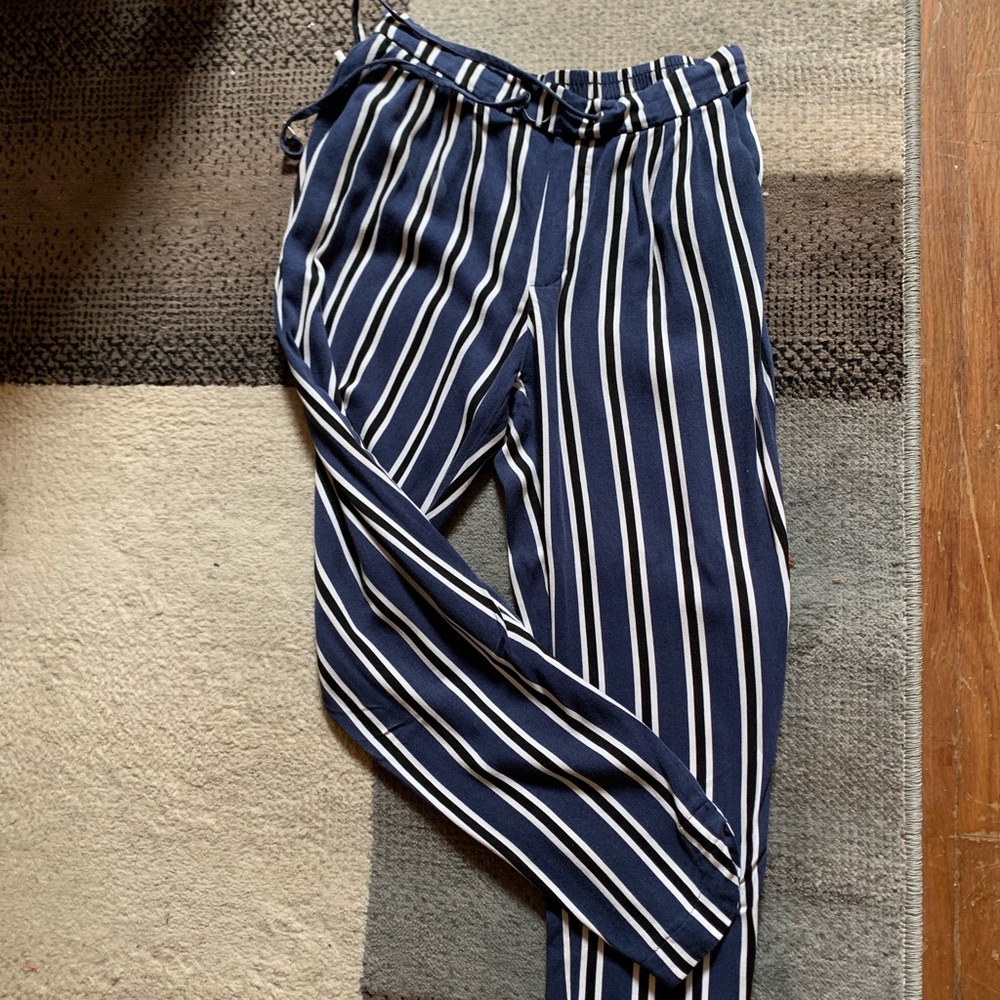 Mango stripe casual pants. Price is firm